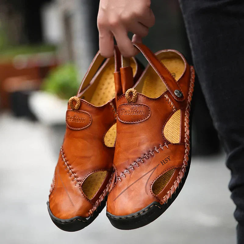 Sandales Orthopédiques en Cuir | OrthoFlex